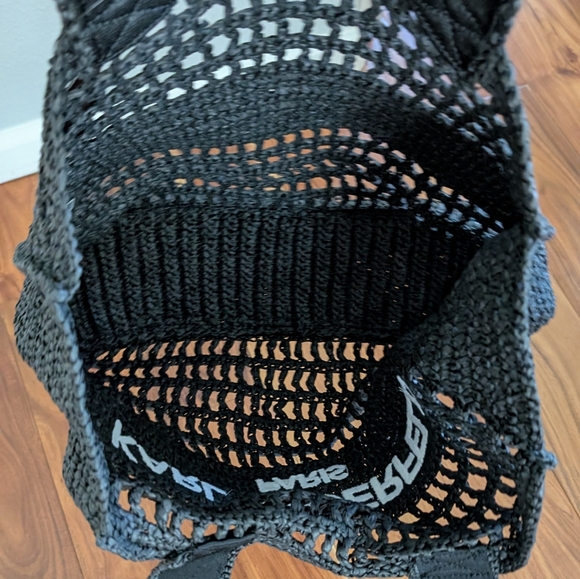 Karl Lagerfeld Paris Large Embroidered Logo Woven Tote Nwt ❤️ - Picture 8 of 8